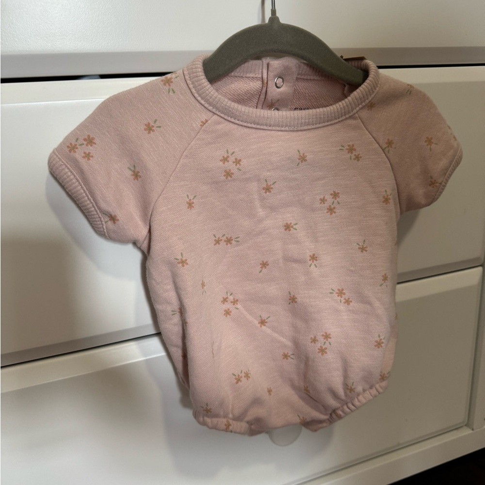 Easy peasy pink onesie
